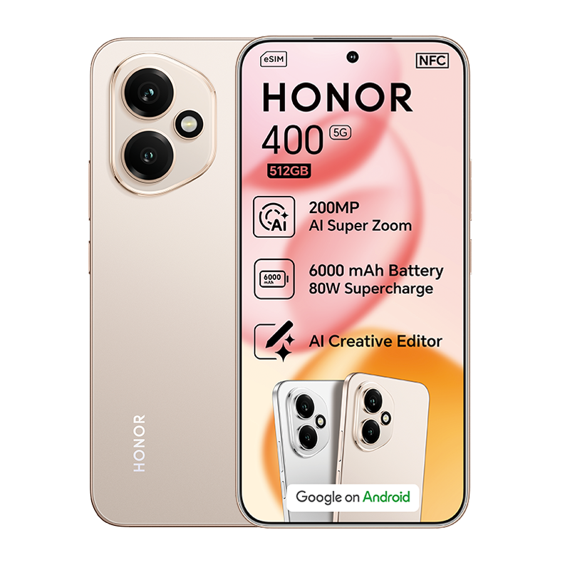 Honor 400 5G Dual Sim 512GB - Gold - Gold
