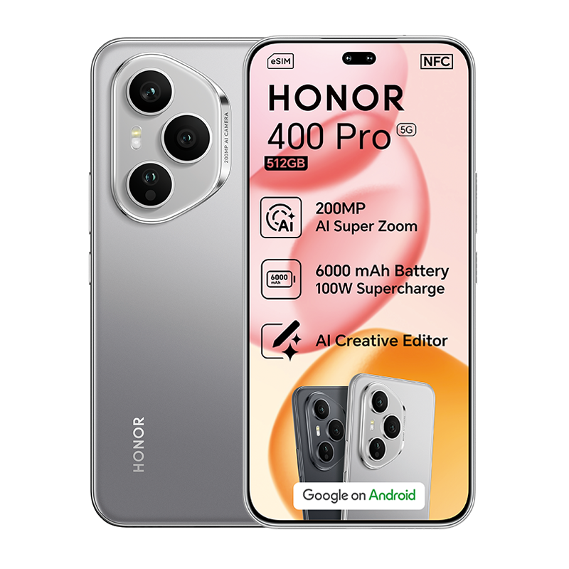 Honor 400 Pro 5G Dual Sim 512GB - Grey - Grey