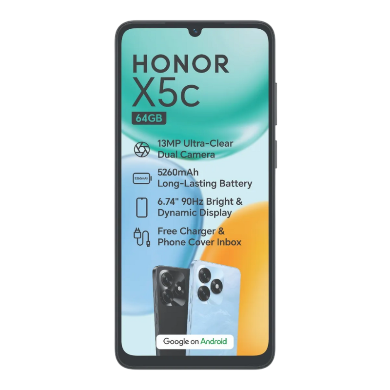Honor X5C 4G Dual Sim 64GB - Black - Black