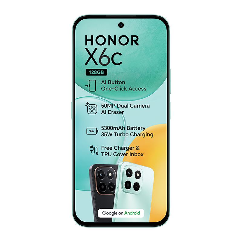 Honor X6c 4G Dual Sim 128GB - Green - Green