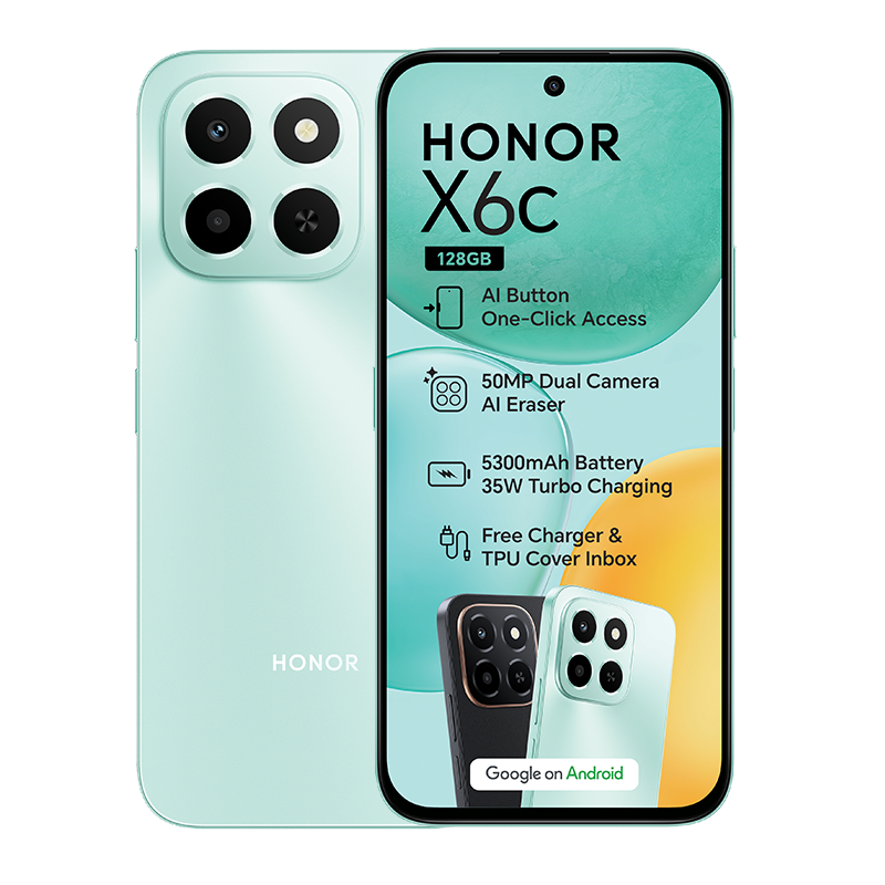 Honor X6c 4G Dual Sim 128GB - Green - Green