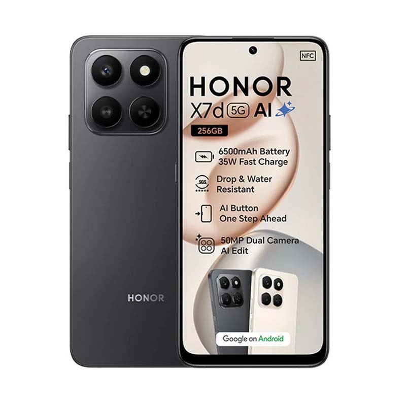 Honor X7d 5G Dual Sim 256GB - Black - Black