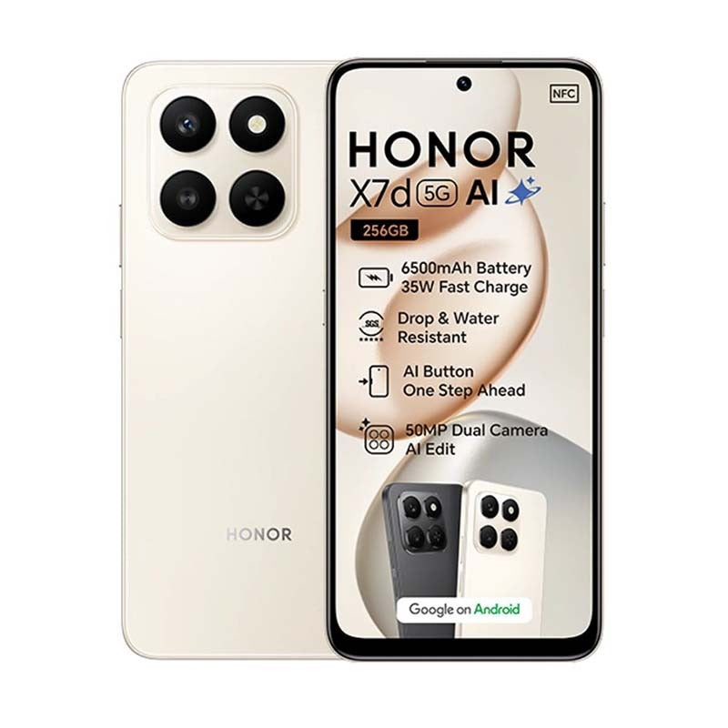 Honor X7d 5G Dual Sim 256GB - Gold - Gold