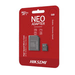 Hiksemi C1 128GB Micro SD Card with Adapter - Black