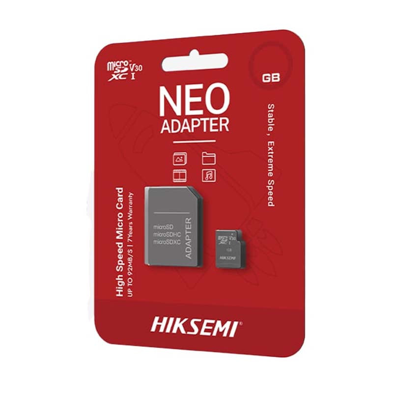 Hiksemi C1 32GB Micro SD Card with Adapter - Black