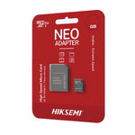 Hiksemi C1 64GB Micro SD Card with Adapter - Black