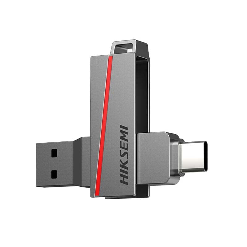 Hiksemi Dual Slim 64GB USB3.2 Flash Drive - Silver