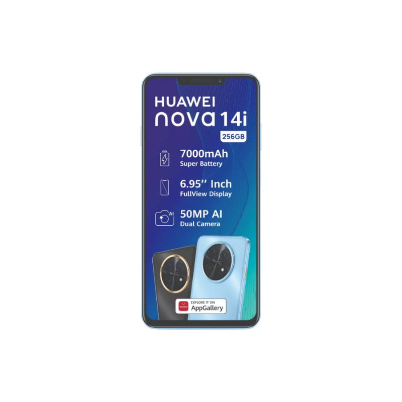 Huawei Nova 14i Dual Sim 256GB - Blue - Blue