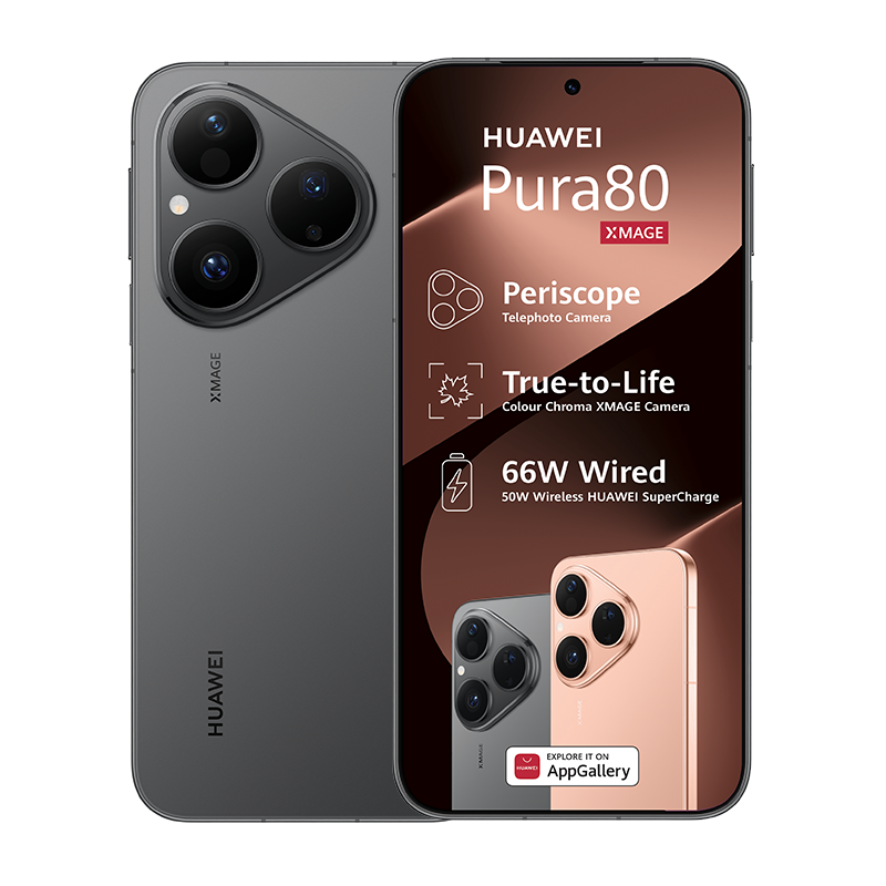 Huawei Pura 80 4G Dual Sim 256GB - Black - Black