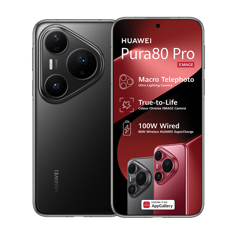 Huawei Pura 80 Pro 4G Dual Sim 512GB - Black - Black