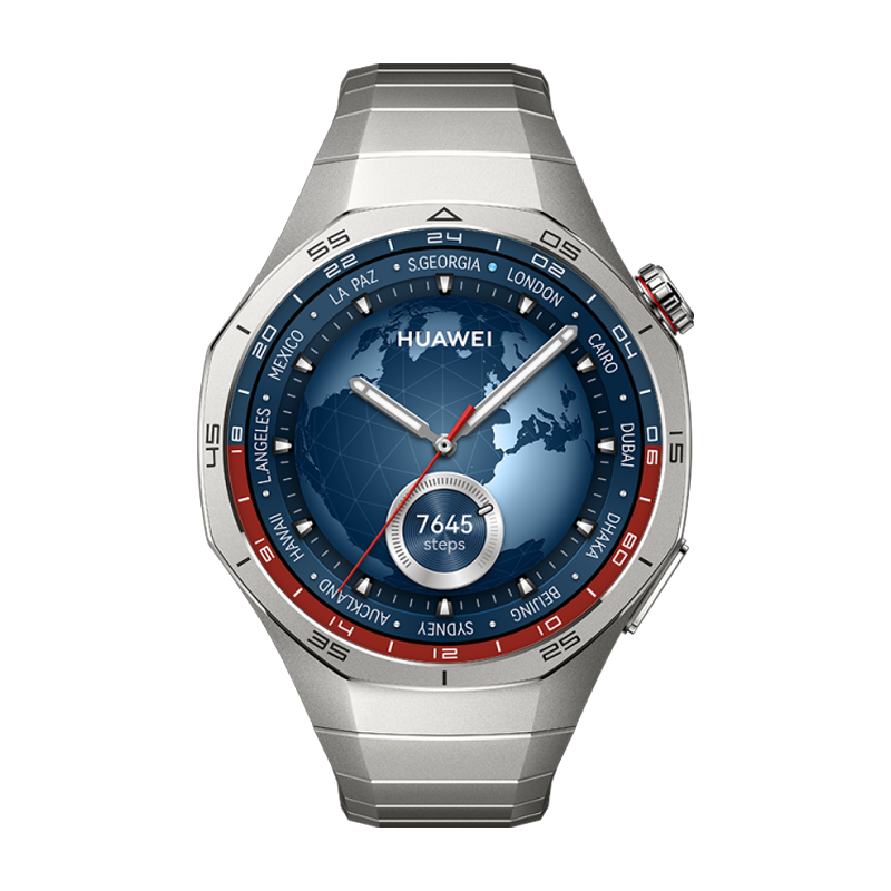 Huawei Watch GT 5 Pro Golf Edition 46mm All Titanium - Titanium Silver - Silver