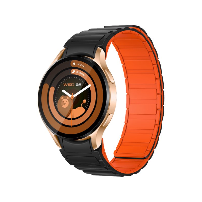 COLMI i28 Ultra Smartwatch AMOLED Screen Fashion Sport Outdoor Ai GPT Prayer Timings Smart Watch - Gold orange