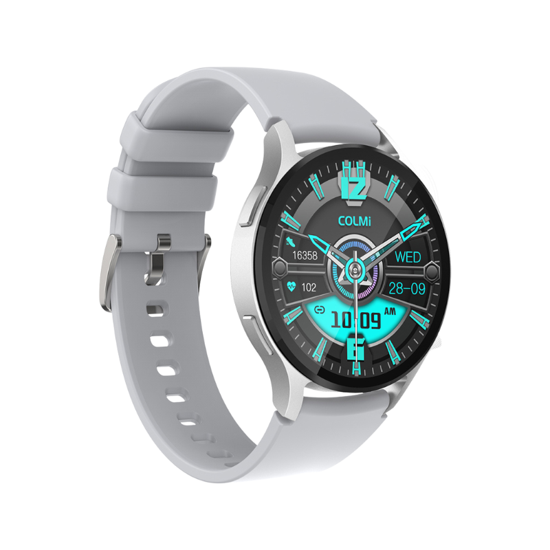 COLMI i28 Ultra 1.43 inch AOD Display Smartwatch with Ai GPT Prayer Times Smart Watch - Silver