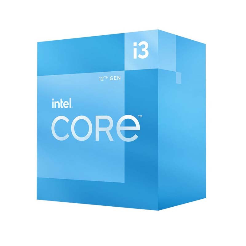 Intel 12th Gen Core i3-12100 LGA1700 3.3GHz 4-Core CPU - Blue