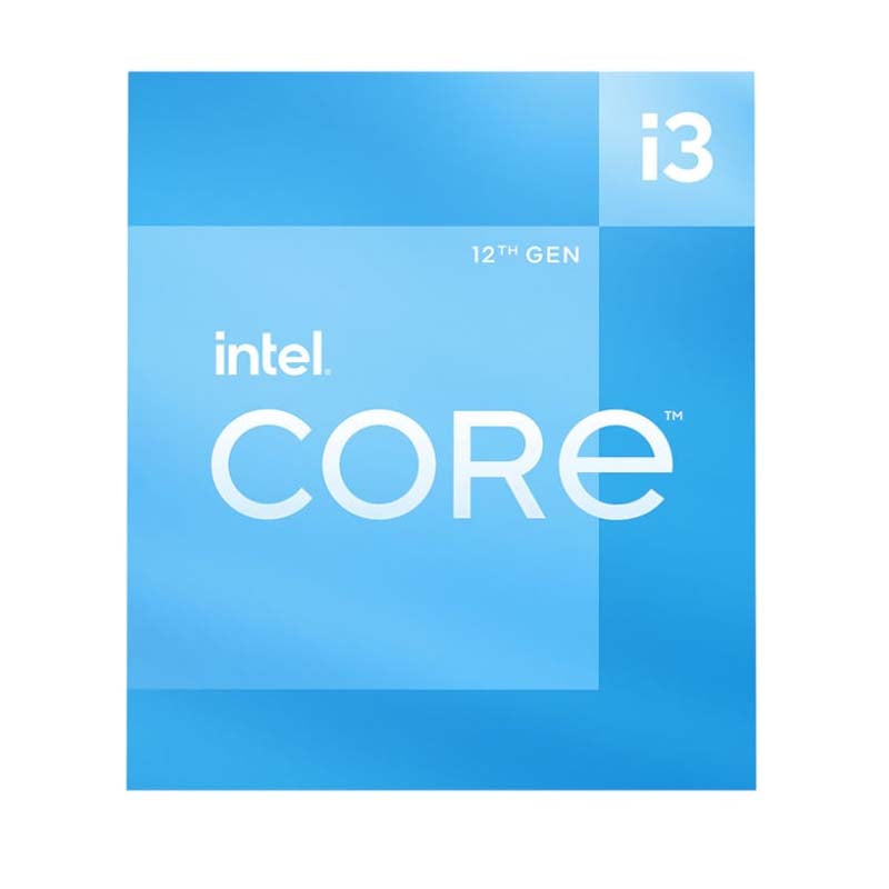 Intel 12th Gen Core i3-12100 LGA1700 3.3GHz 4-Core CPU - Blue