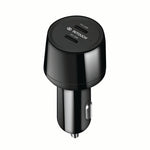 Intouch 40W Dual Type C Port PD Car Charger - Black - Black