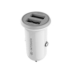 Intouch Dual Car Charger 3.4A - White - White