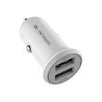 Intouch Dual Car Charger 3.4A - White - White