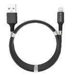 Intouch Magnetic Lightning Cable - Black - Black