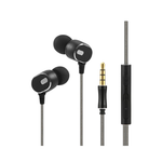 INTOUCH Explosive Wired Earphones - Black & Silver