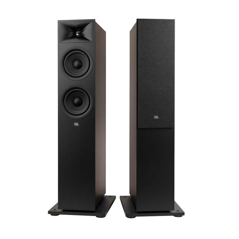 JBL 260F 2.5-Way Dual 6.5-inch Single Floorstand Speaker - Black - Black