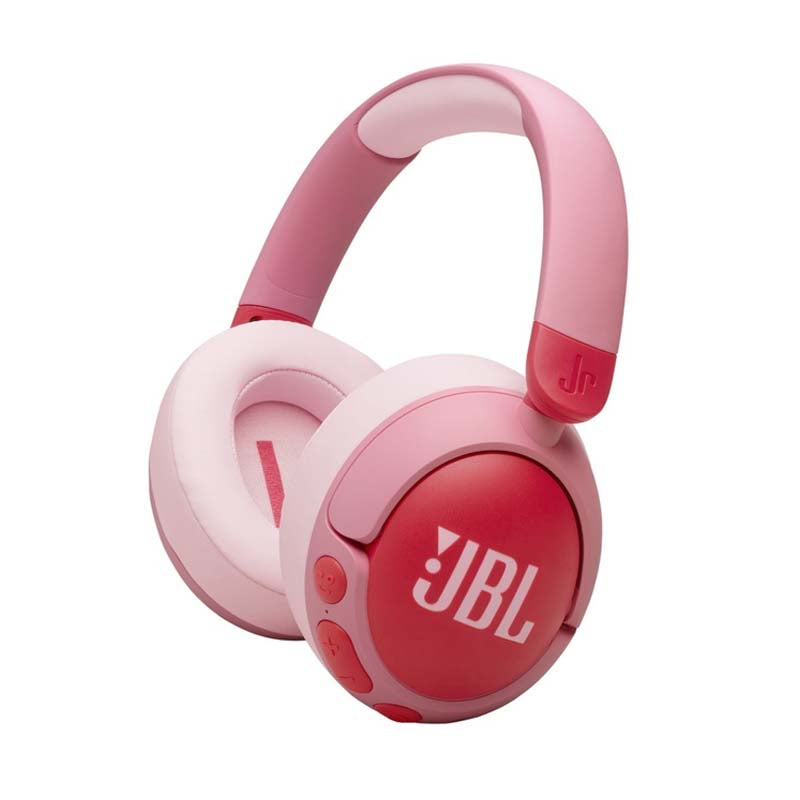 JBL Junior 470NC Wireless Over-Ear Noise Cancelling Headphones For Kids - Pink - Pink