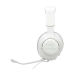 JBL Quantum 100M2 Wired Over-Ear Gaming Headset with Detachable Mic - White - White