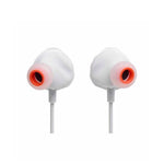 JBL Quantum 50C Wired In-Ear Gaming Earbuds With USB-C Adapter - White - White