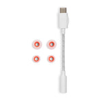 JBL Quantum 50C Wired In-Ear Gaming Earbuds With USB-C Adapter - White - White