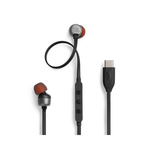 JBL Tune 310C Hi - Res USB - C Wired In Ear Headphone - Black - Black