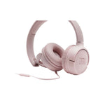 JBL Tune 500 Wired On Ear Headphones With Mic - Pink - Pink