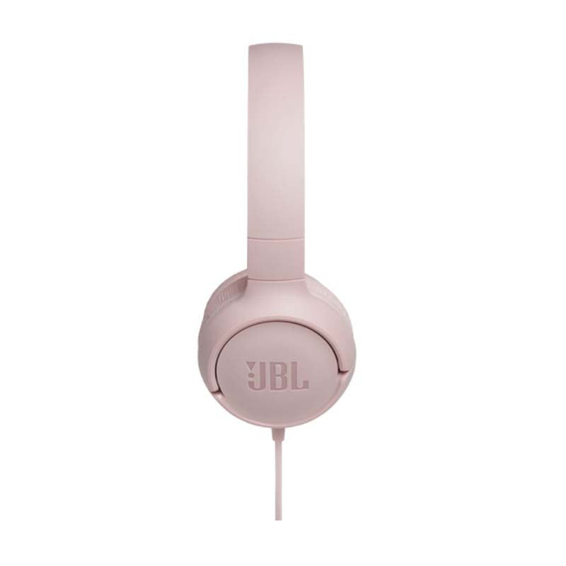 JBL Tune 500 Wired On Ear Headphones With Mic - Pink - Pink