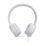 JBL Tune 500 Wired On Ear Headphones With Mic - White - White