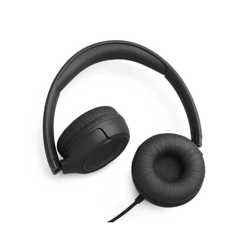 JBL Tune 530C Hi - Res Wired On Ear Headphone - Black - Black