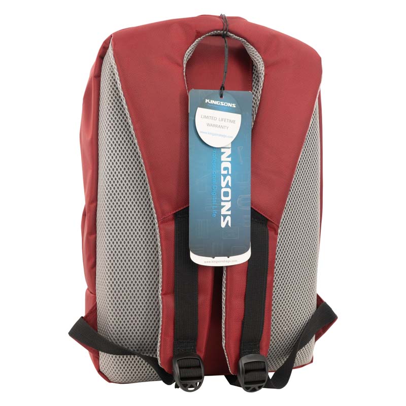 Kingsons Laptop Backpack Evolution Series 15.6" - Red