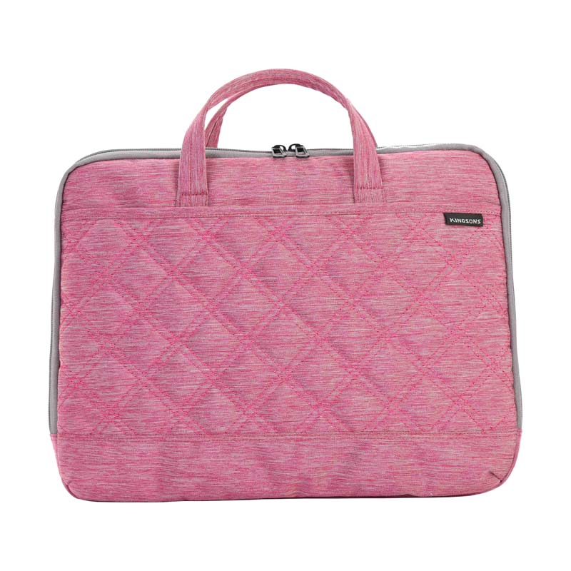 Kingsons 15.6" Trace Series Ladies Bag - Pink