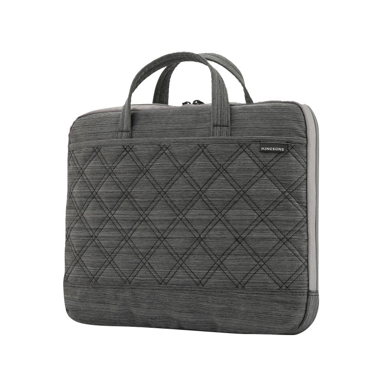 Kingsons 15.6 Inch Ladies Laptop Bag Trace Series - Black - Black