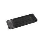 Kingston 64GB USB C 3.2 Gen 1 DataTraveler 70 - Black - Black