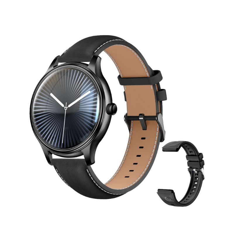 COLMi L28 Smart Watch 1.32inch AMOLED Display Round Smartwatch - Black