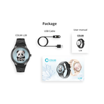 COLMi L28 Smart Watch 1.32inch AMOLED Display Round Smartwatch - Black