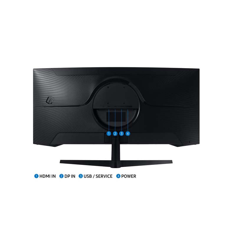 Samsung 34 inch Odyssey G55T UWQHD 165Hz Gaming Monitor - Black