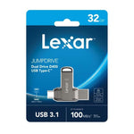Lexar Jump Drive D400 USB 3.1 Type C 32GB - Black