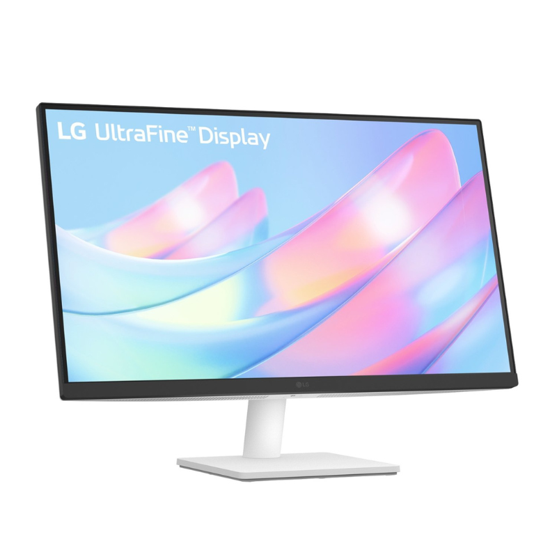 LG UltraFine 27’’ 4K UHD IPS Monitor - White - White/Black