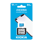 Kioxia 64GB Micro SDHC- UHS-1 Read 100MBs CL10
