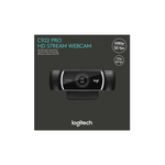 Logitech C922 Pro Stream Webcam 1080P - Black - Black