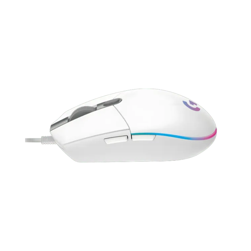 Logitech G102 Lightsync Gaming Mouse - White - White