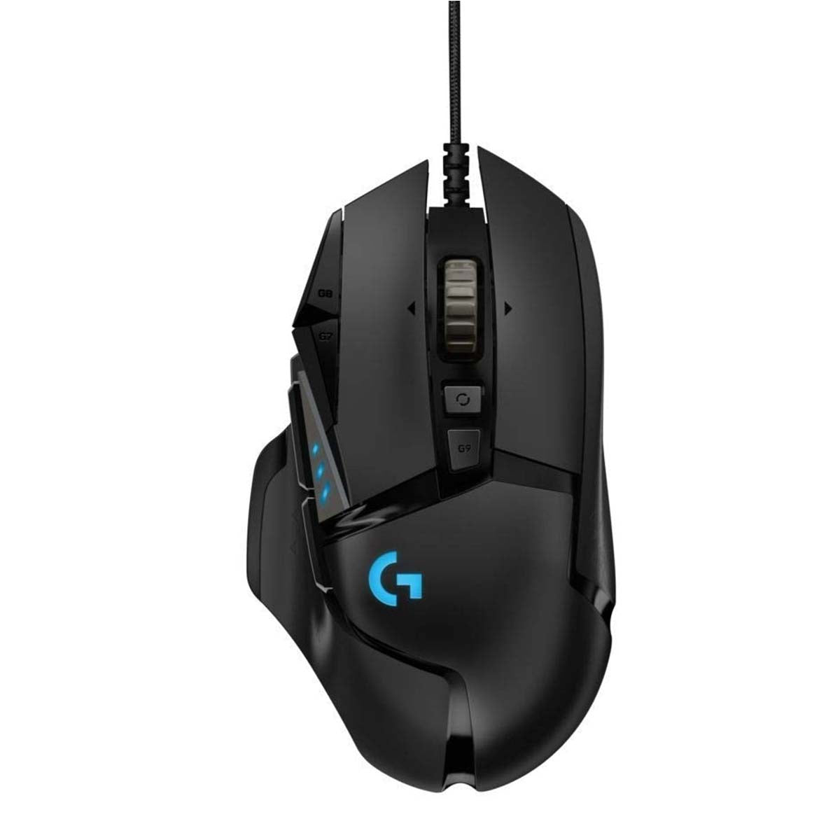 Logitech G502 Hero High Performance Wired Gaming Mouse - Black - Black