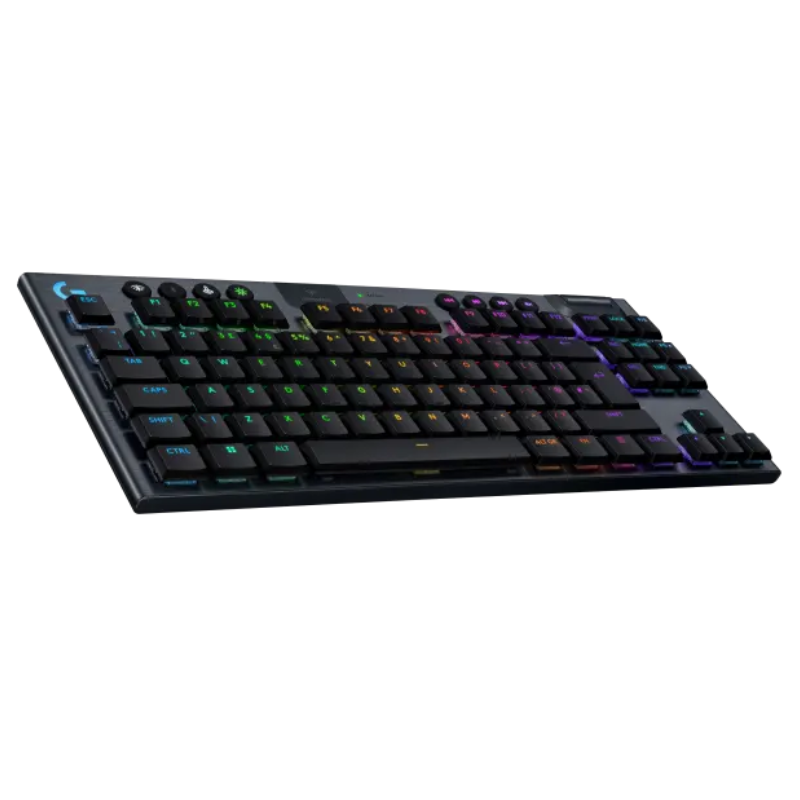 Logitech G915 X Lightspeed TKL Low-Profile Wireless Gaming Keyboard - Black - Black