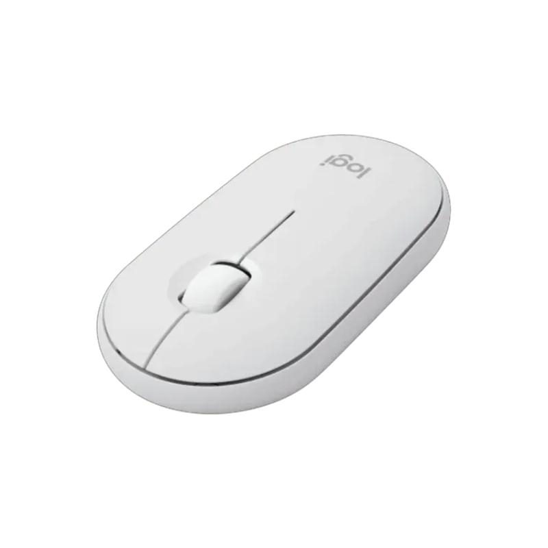 Logitech M350s Pebble Mouse 2 - Tonal White - White