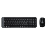 Logitech MK220 Wireless Keyboard and Mouse Combo - Black